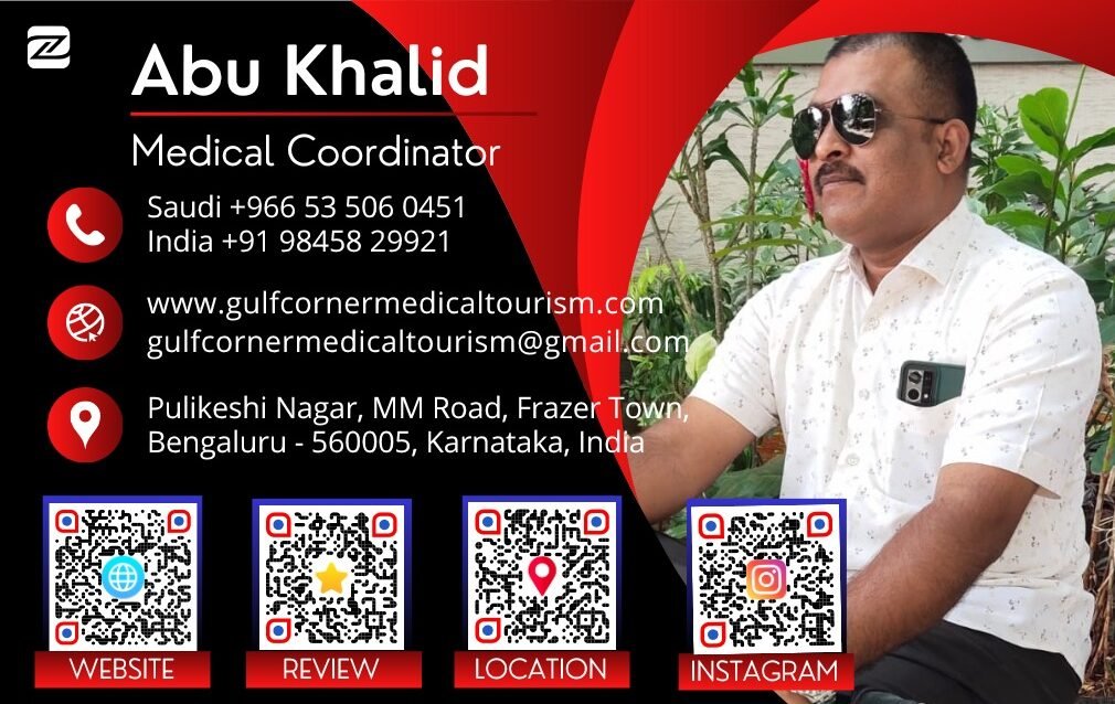 Abu Khalid – Leading Medical Coordinator for Gulf International Patients at Gulf Corner Medical Tourism, Bangalore, India